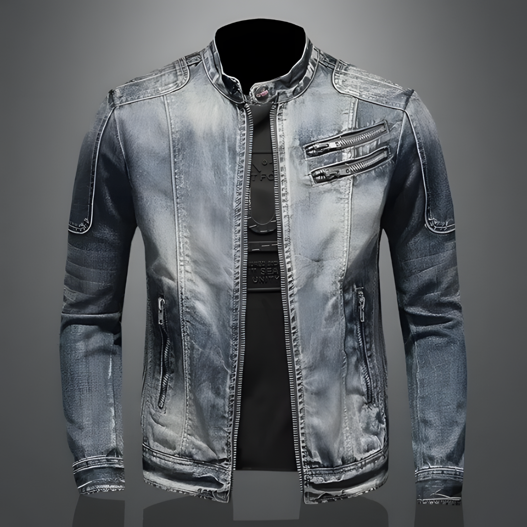 Hans Vintage Denim Jacket, view 2 - Elena Harper