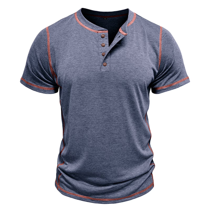 LAURENT MONACO | HENLEY T-SHIRT FOR MEN