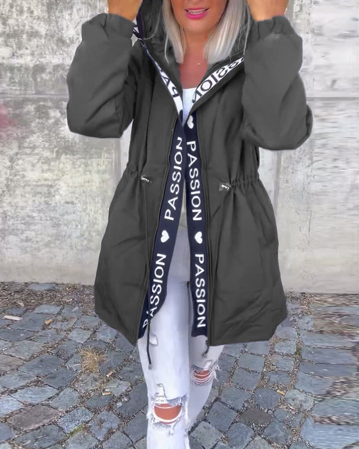 Alexa™ - Casual Coat with Hood