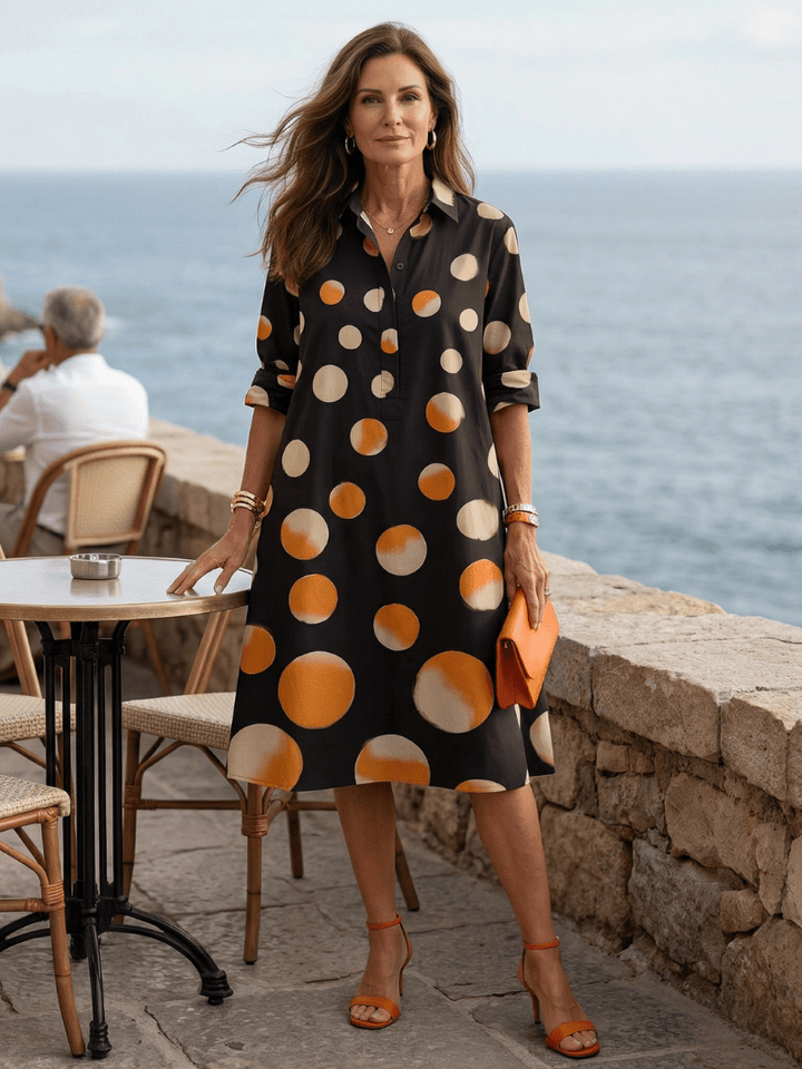 Vespera™  |  Sunset Dot Dress