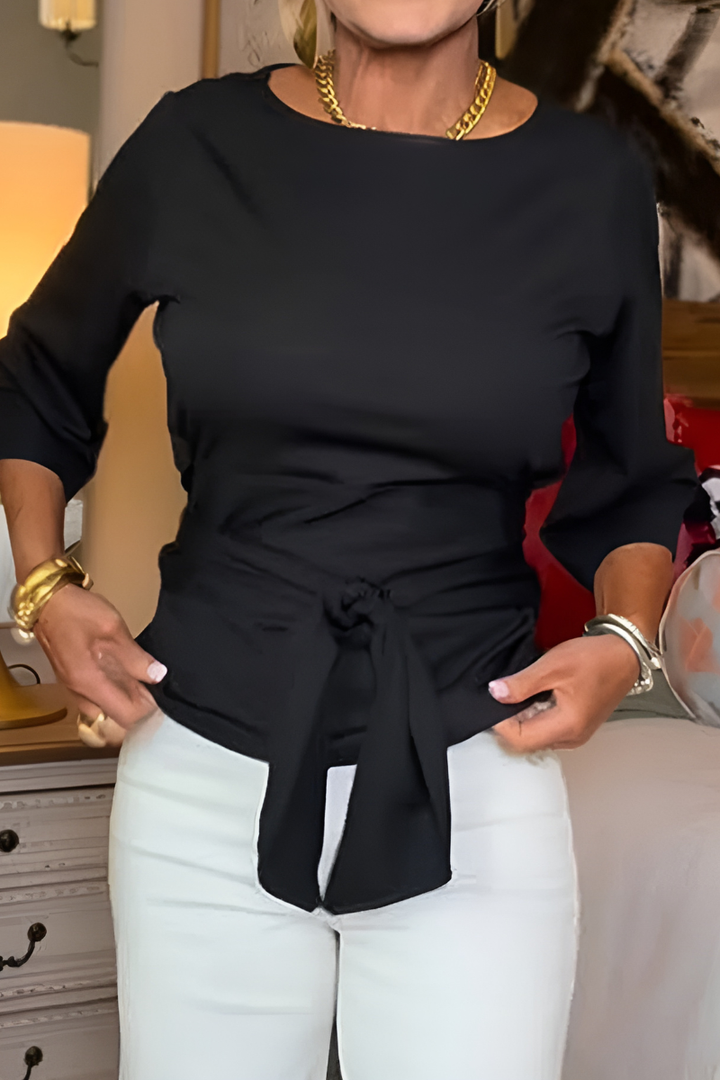 Dara™  |  Tie Waist Flattering Top