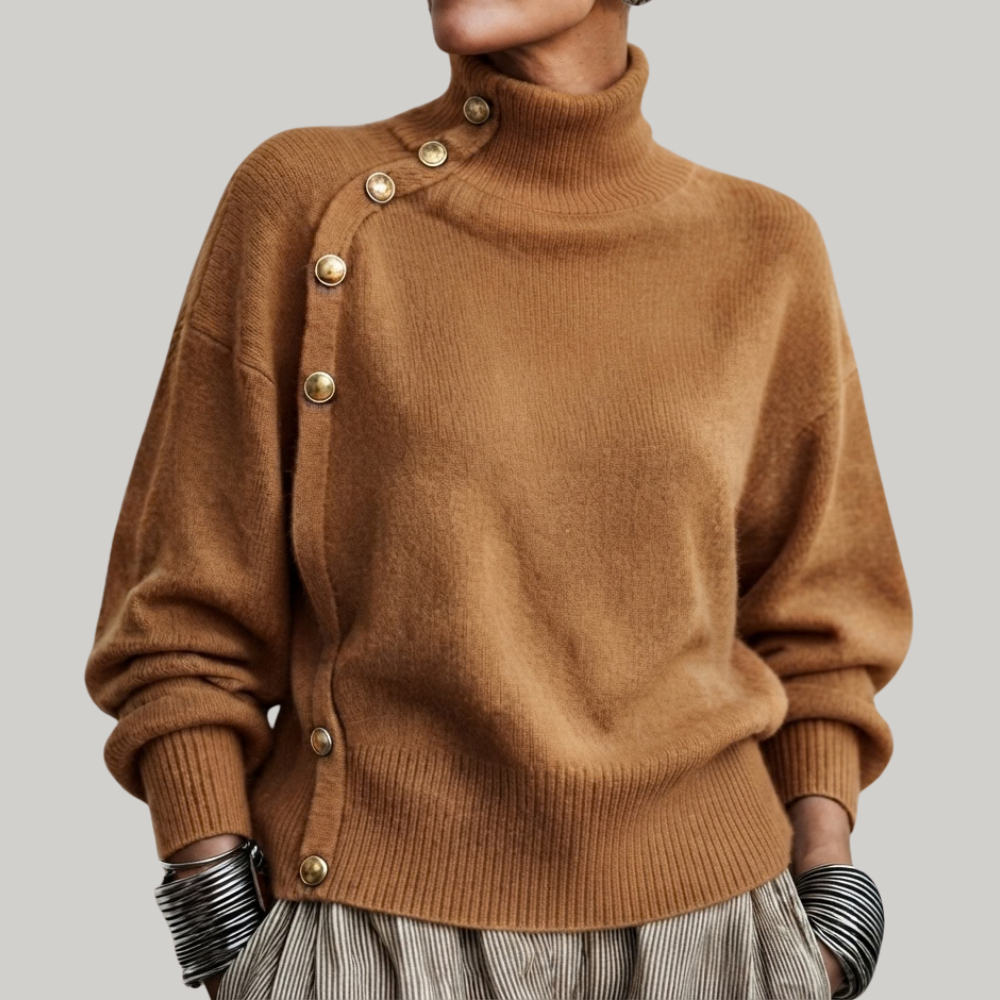 SWEATER WITH BUTTONS FOR WOMEN