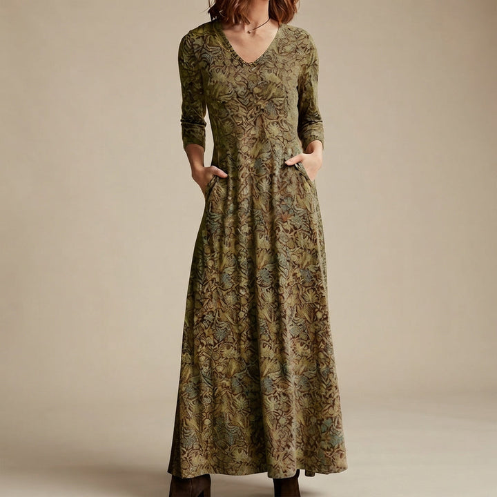 Adeline - Vintage Dress with Long Sleeves