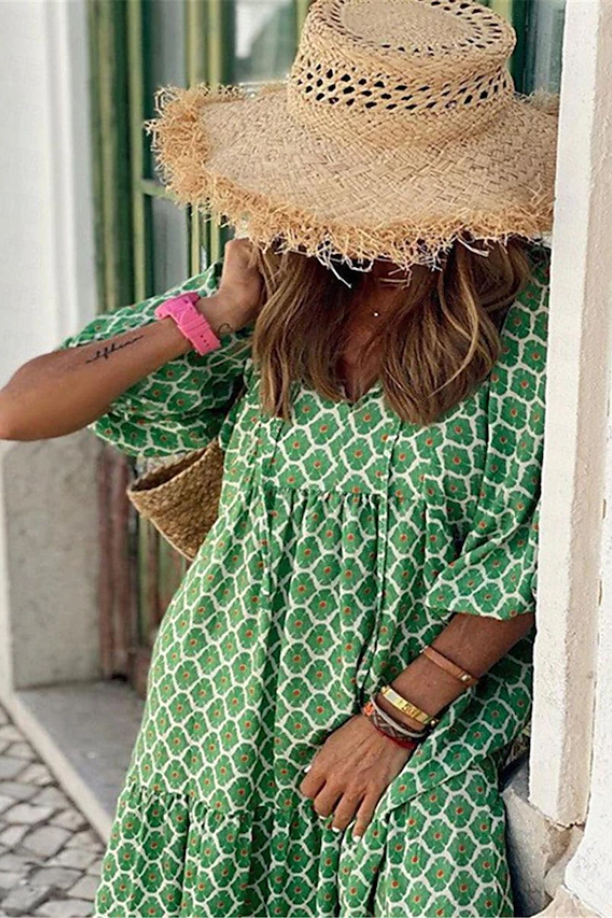 Vanessa™  |  Long Maxi Dress Print