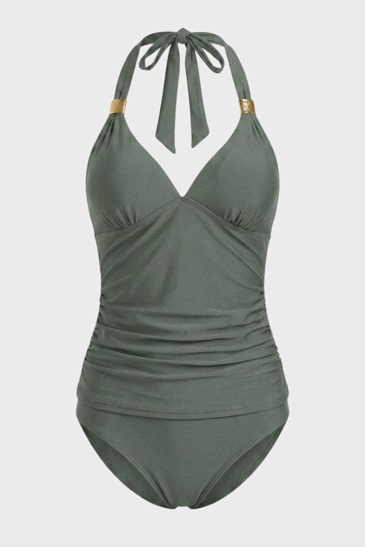 Women's Halter Swimsuit | Tummy Control