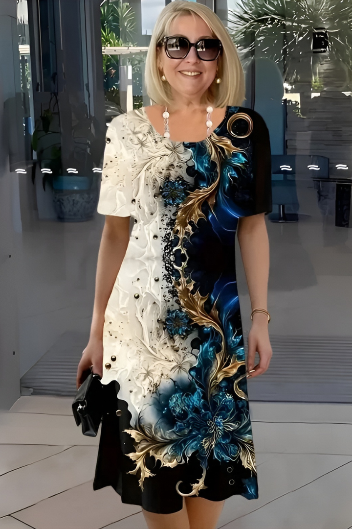 Cleo™ | Elegant Comfortable Midi Dress