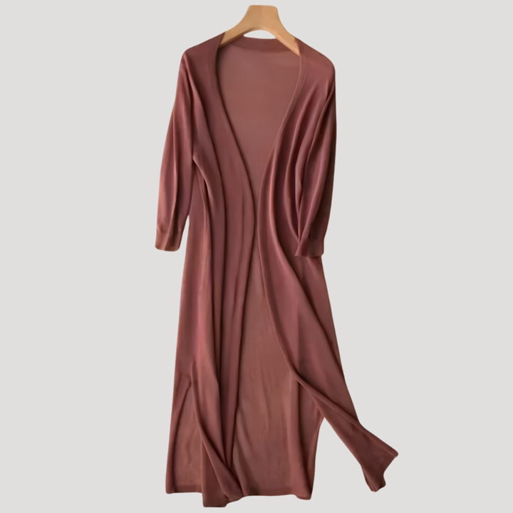 Long Open Front Cardigan for Women