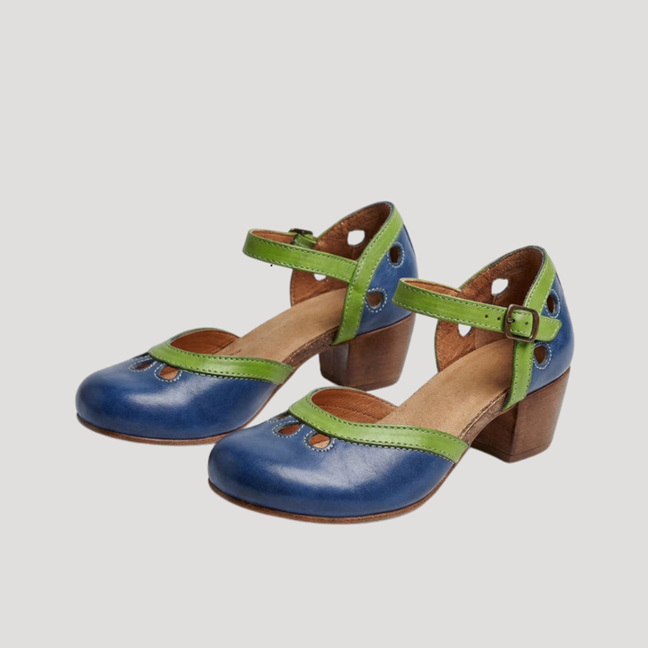 Women's Vintage Ankle Strap Heels