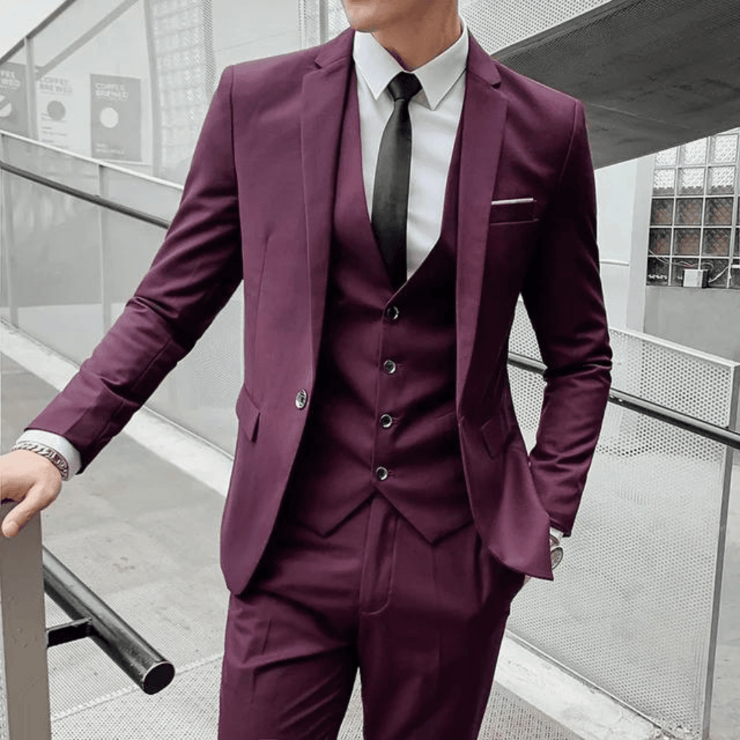 Men's Suit Modern High-Quality Fabrics Perfect for Formal Occasions - Elena Harper