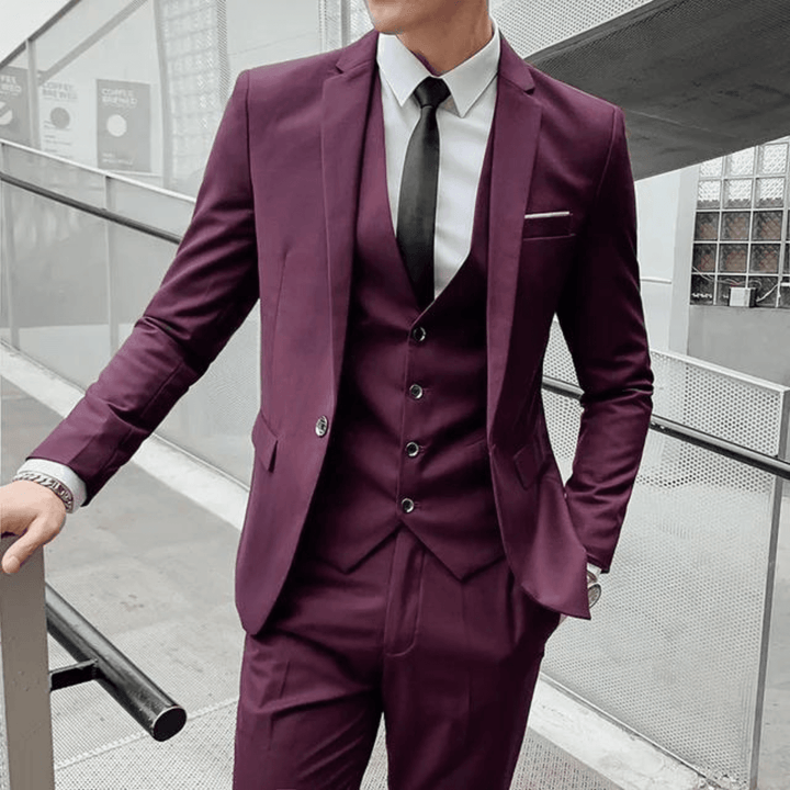 Men's Suit Modern High-Quality Fabrics Perfect for Formal Occasions - Elena Harper