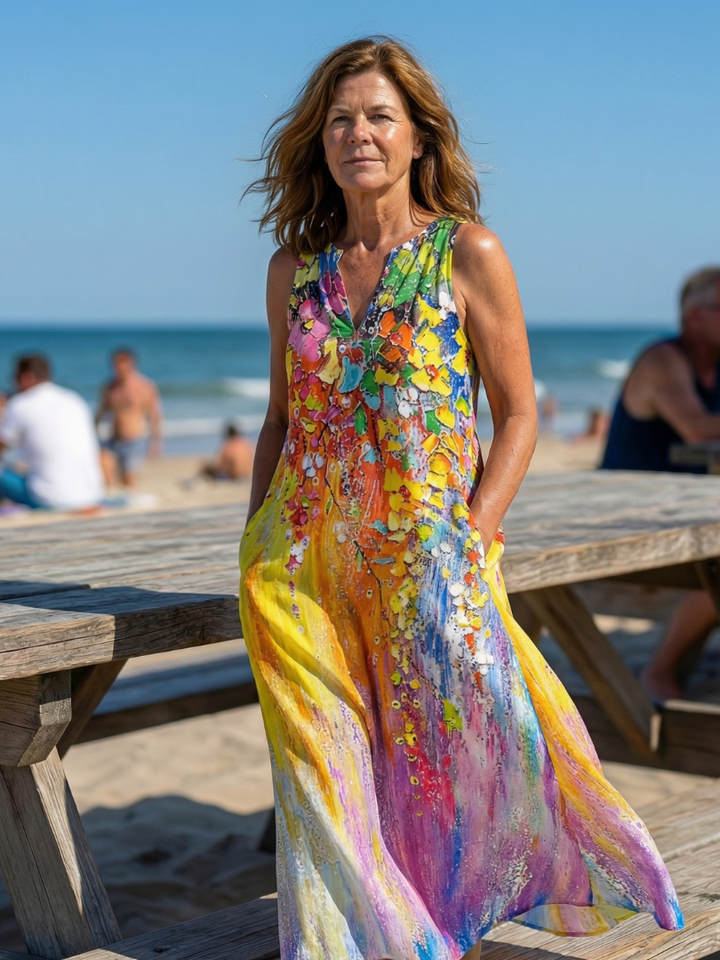 Alina™  |  Open Air Maxi Dress