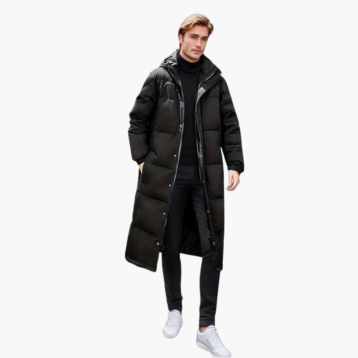 Men's Padded Jacket for Winter with Full Zipper