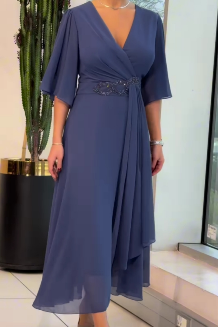 Elma™ | Elegant Flowing Midi Dress