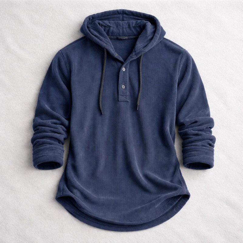 LAURENT MONACO | CORDUROY HOODIE FOR MEN