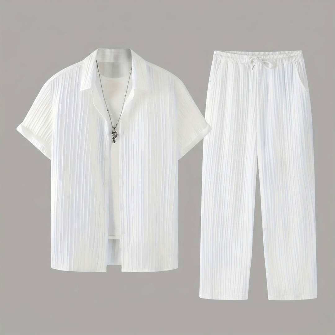 Harrington Oxford | Shirt And Trousers Set For Men
