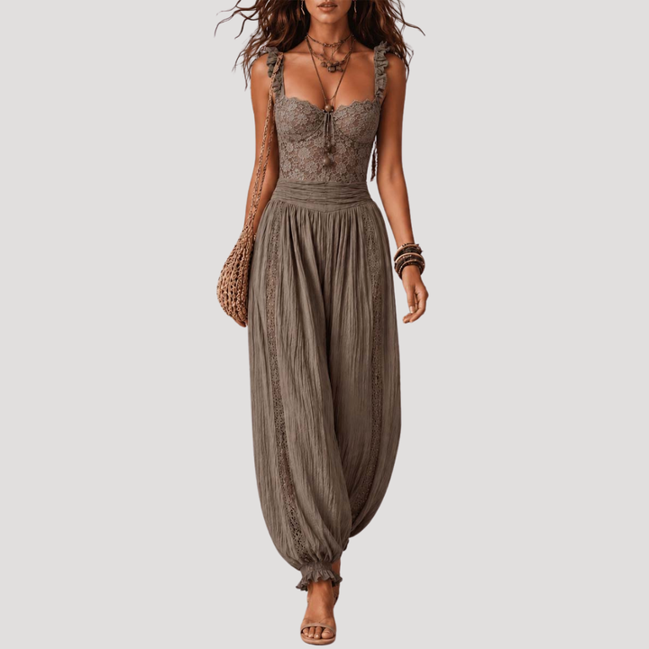 Loose Fitting Sleeveless Casual Jumpsuit for Women