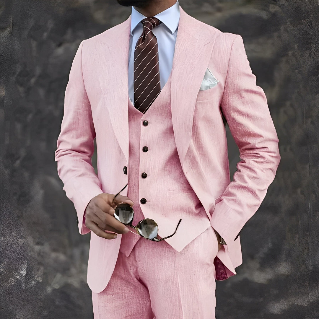 Elwyn Elegant Three-Piece Suit Set, view 5 - Elena Harper