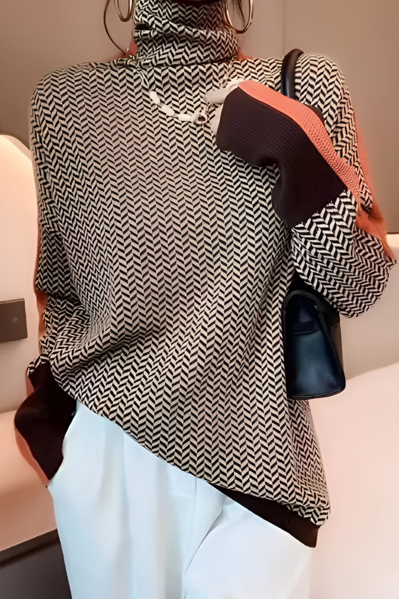 Nila™ | Trendy Casual Sweater with High Neck