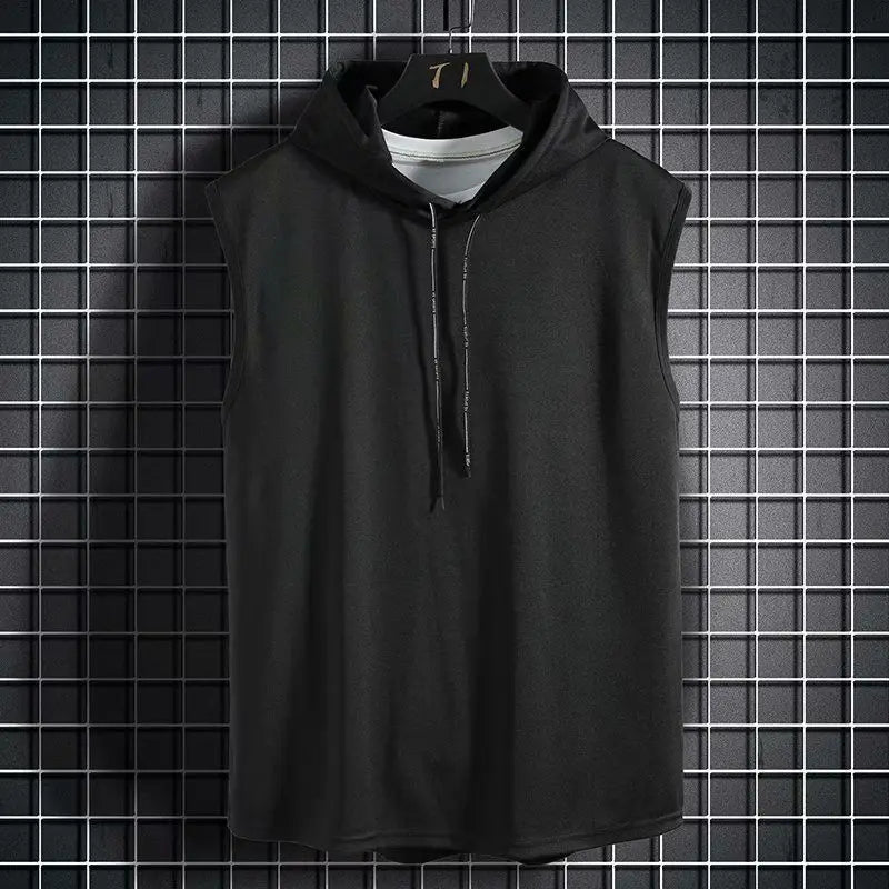 HARRINGTON OXFORD | SLEEVELESS HOODIE FOR MEN
