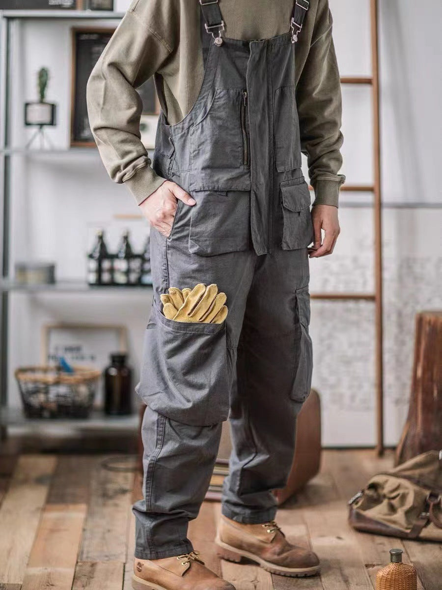Max Casual Overalls with Pockets, view 4 - Elena Harper