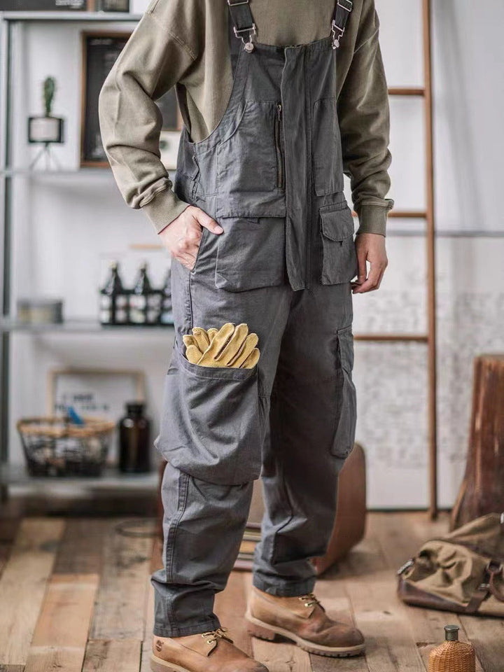 Max Casual Overalls with Pockets, view 4 - Elena Harper