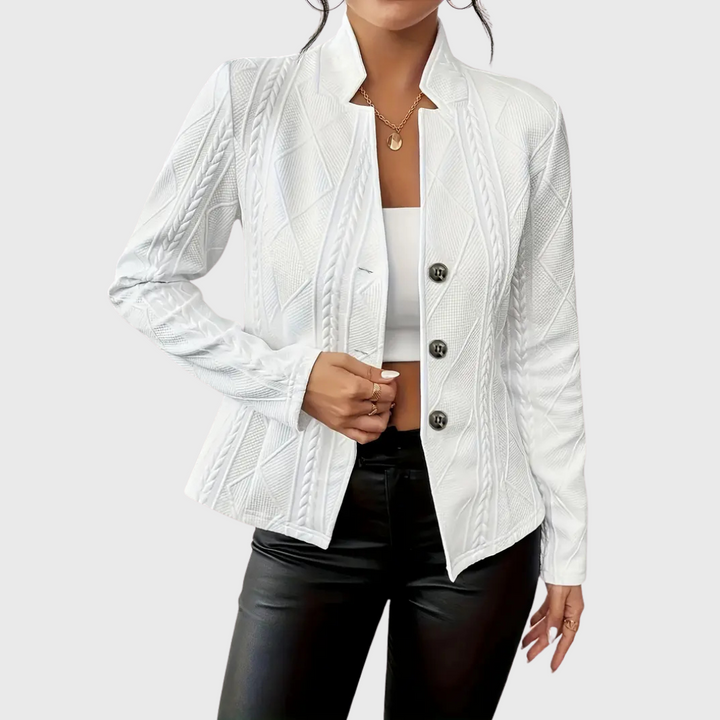 Rita Jacket with Elegant Details - Elena Harper