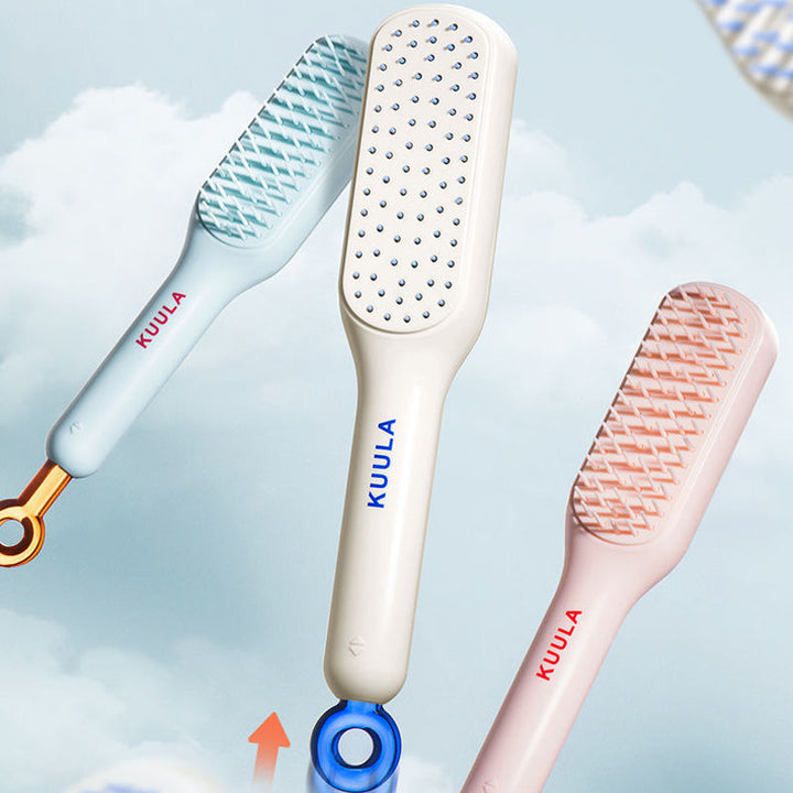 Glide™ - Self-Cleaning Antistatic Massage Comb