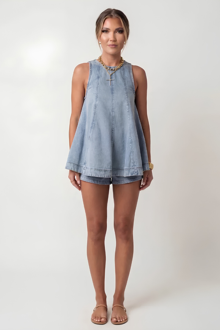 Mira™ | Casual Loose Denim Set
