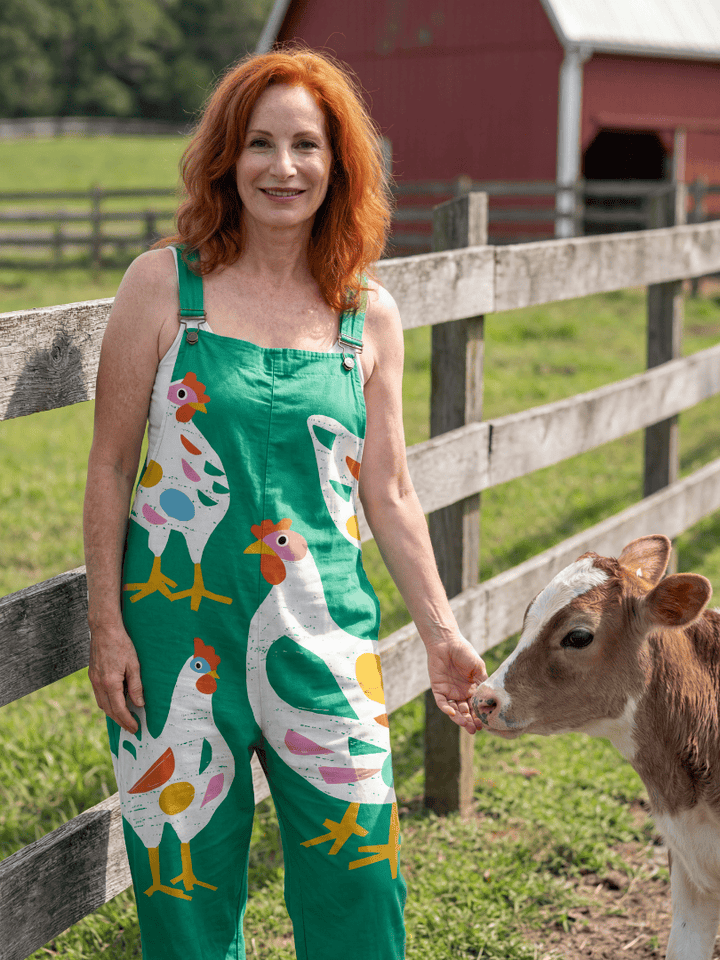 Caline™ Playful Print Jumpsuit by Emma & Rose Cape Town, featuring colorful, fun fabric and a comfortable fit for kids.