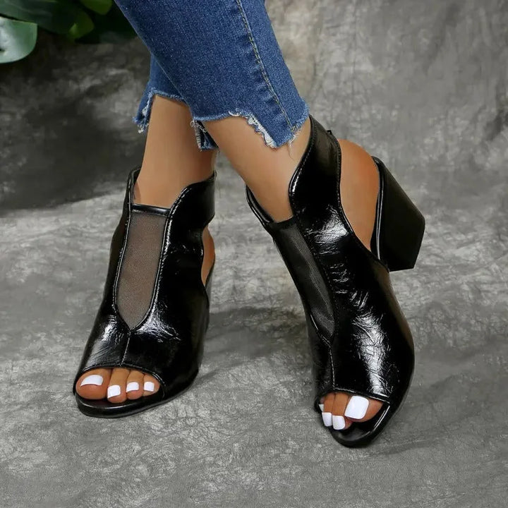 Olin™ | Elegant Leather Heels