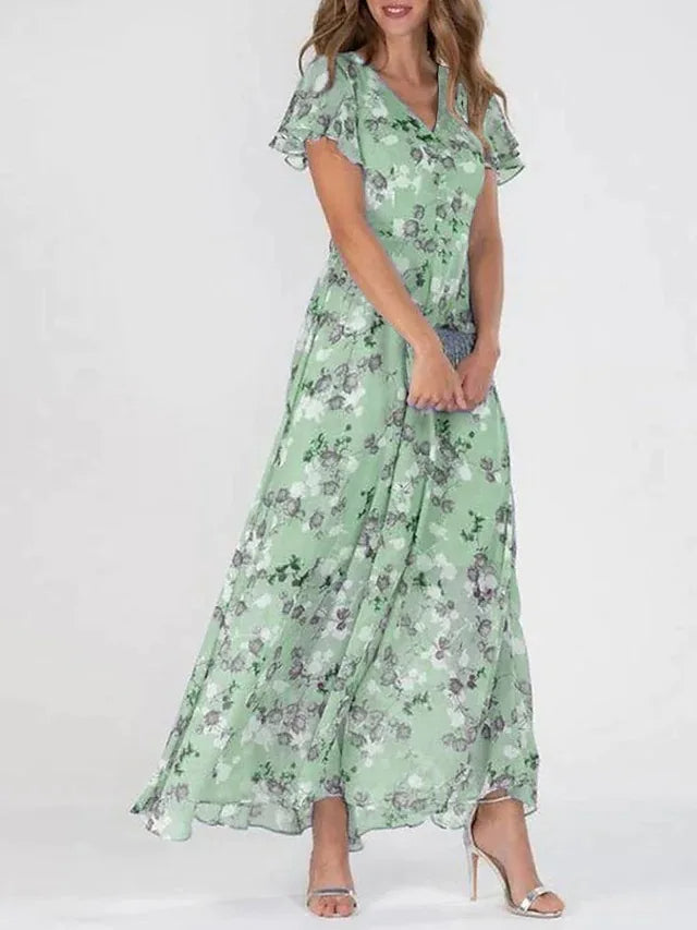 Nysha - Glamorous Dress with Belly Coverage for Women