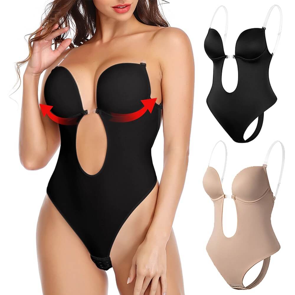 Lina - Deep V-Neck Backless Body Shaper