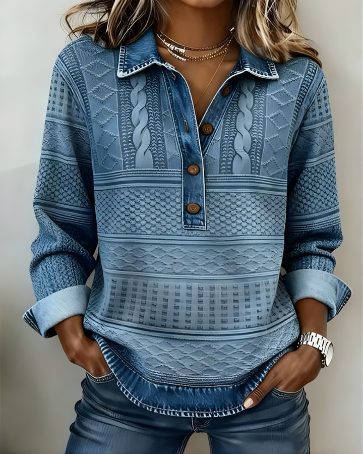 Rowan™  |  Half-button Collared Sweatshirt