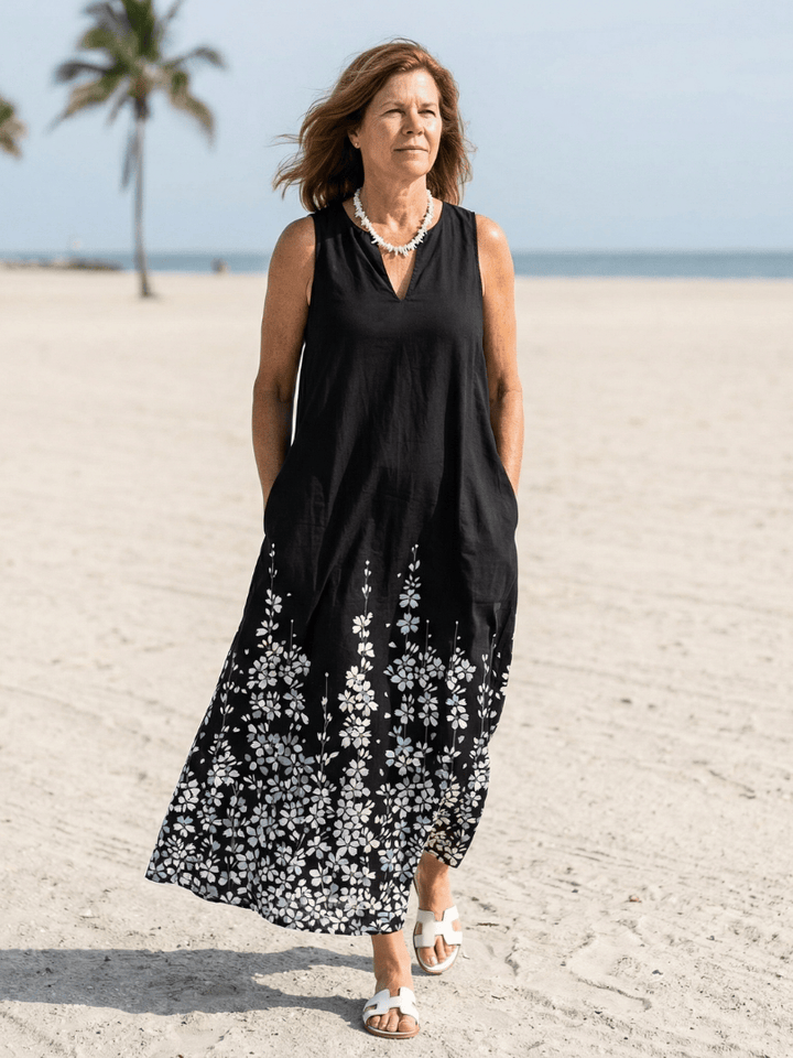 Elowra™  |  Night Breeze Maxi Dress