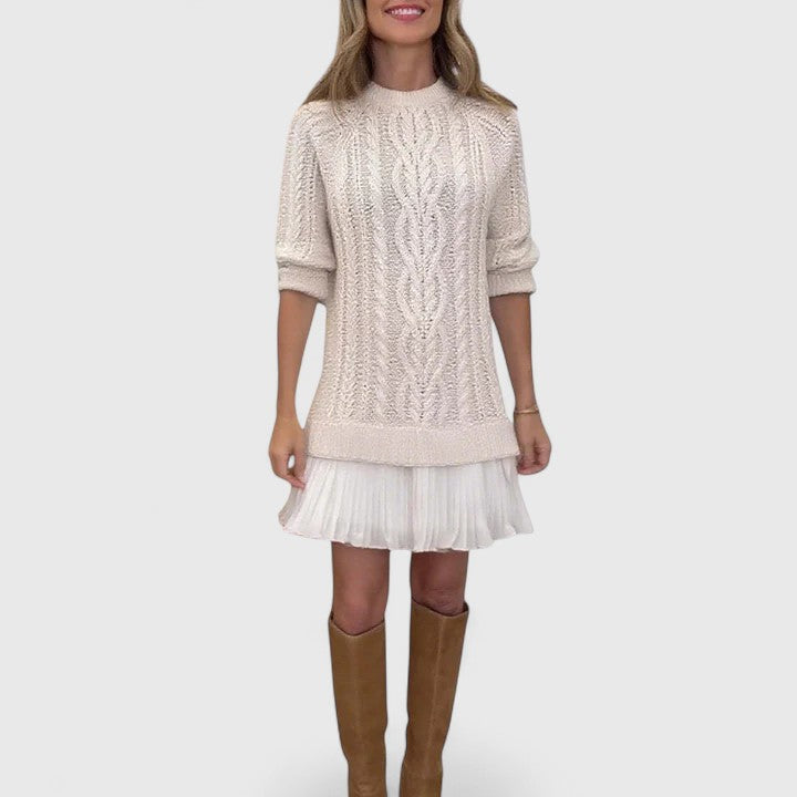 Ashlyndora™  |  Elegant Sweater Dress