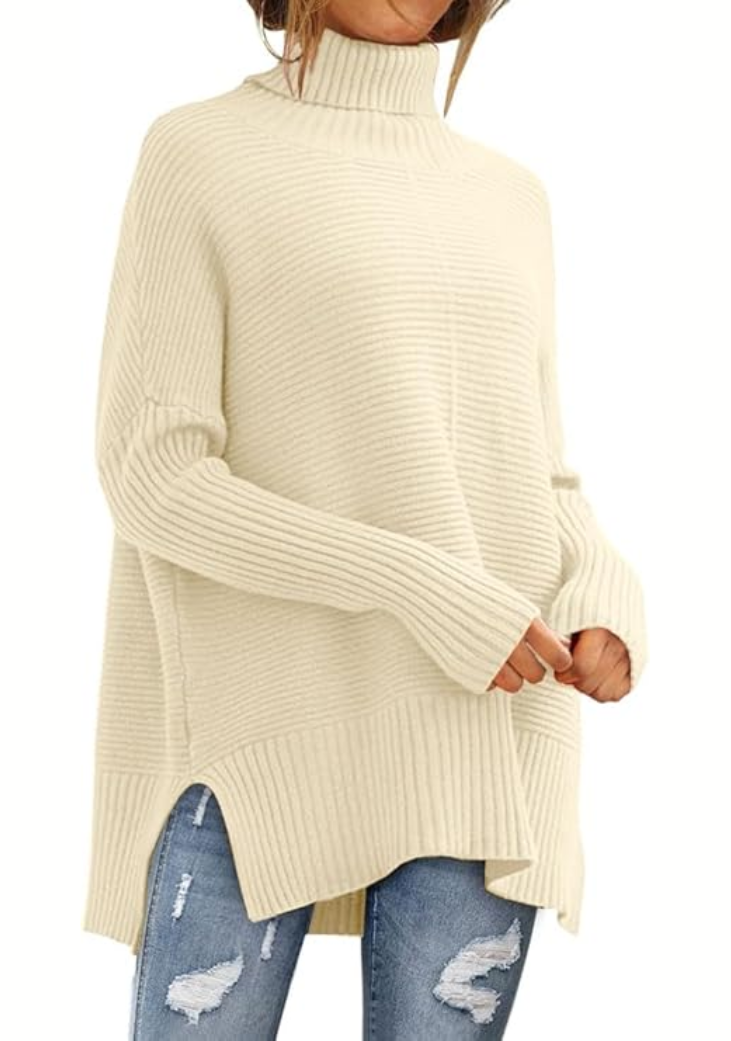 Ambra High Neck Knitted Sweater - Elena Harper
