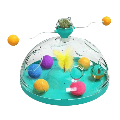 Interactive Cat Puzzle Toy for Mental Stimulation