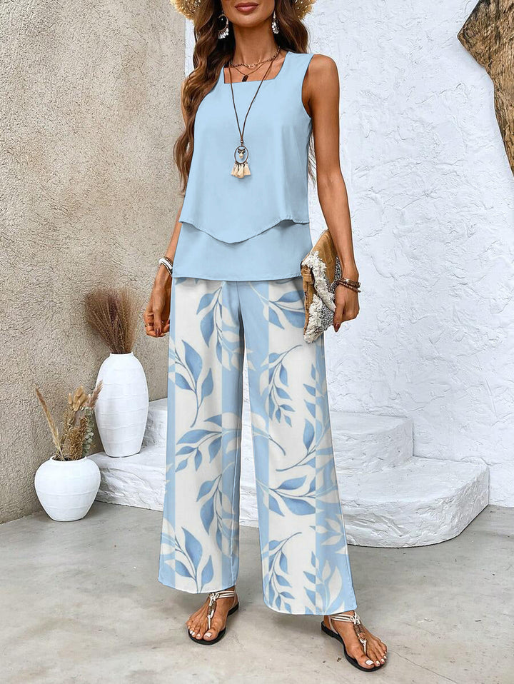 Abigail Elegant Women's Two-Piece Set, view 3 - Elena Harper