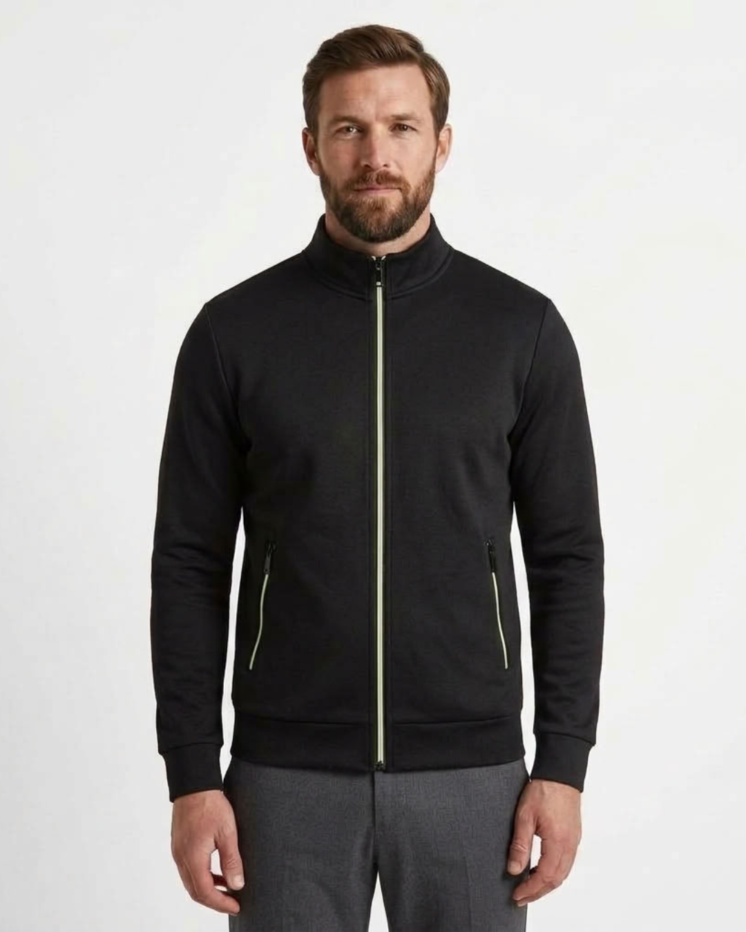 Windproof Stand Collar Gilet For Men