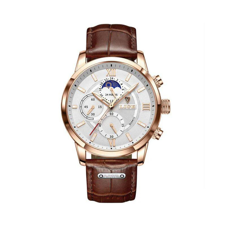 Rudolf™ Napoli Classic Watch by Emma & Rose Manhattan featuring a sleek design and stainless steel strap.