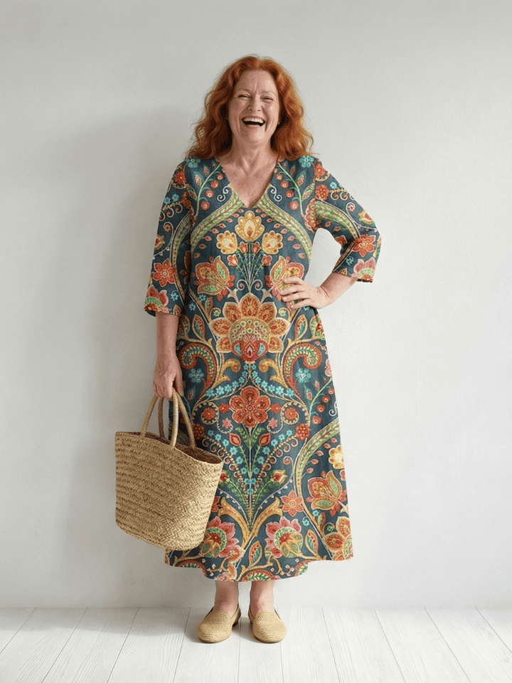 Lara™  |  Shape Garden Midi Dress