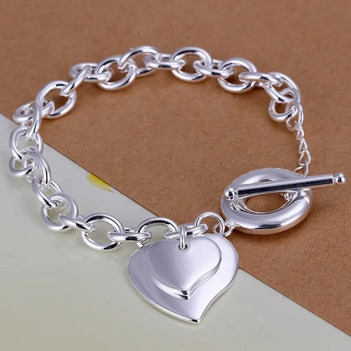 Women's 925 Sterling Silver Chain Bracelet - 5 Styles