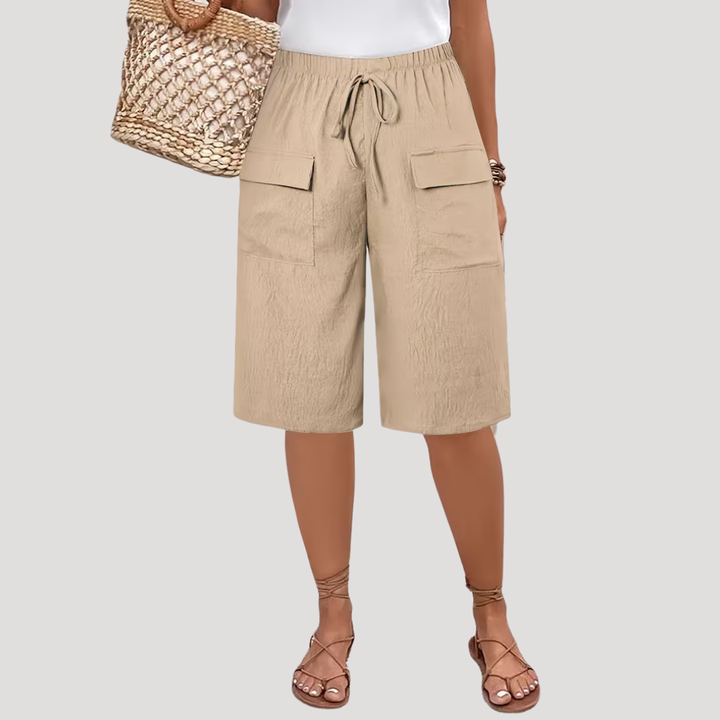 Heather | Women's Elasticated Waist Summer Shorts