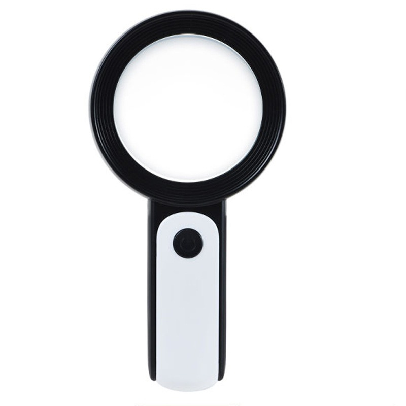 Unisex LED Magnifying Glass with Adjustable Light for Reading