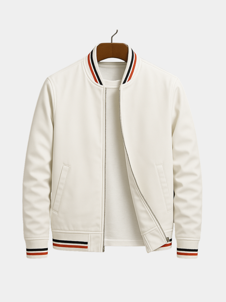 LAURENT MONACO | SUMMER BOMBER JACKET WITH STRIPES