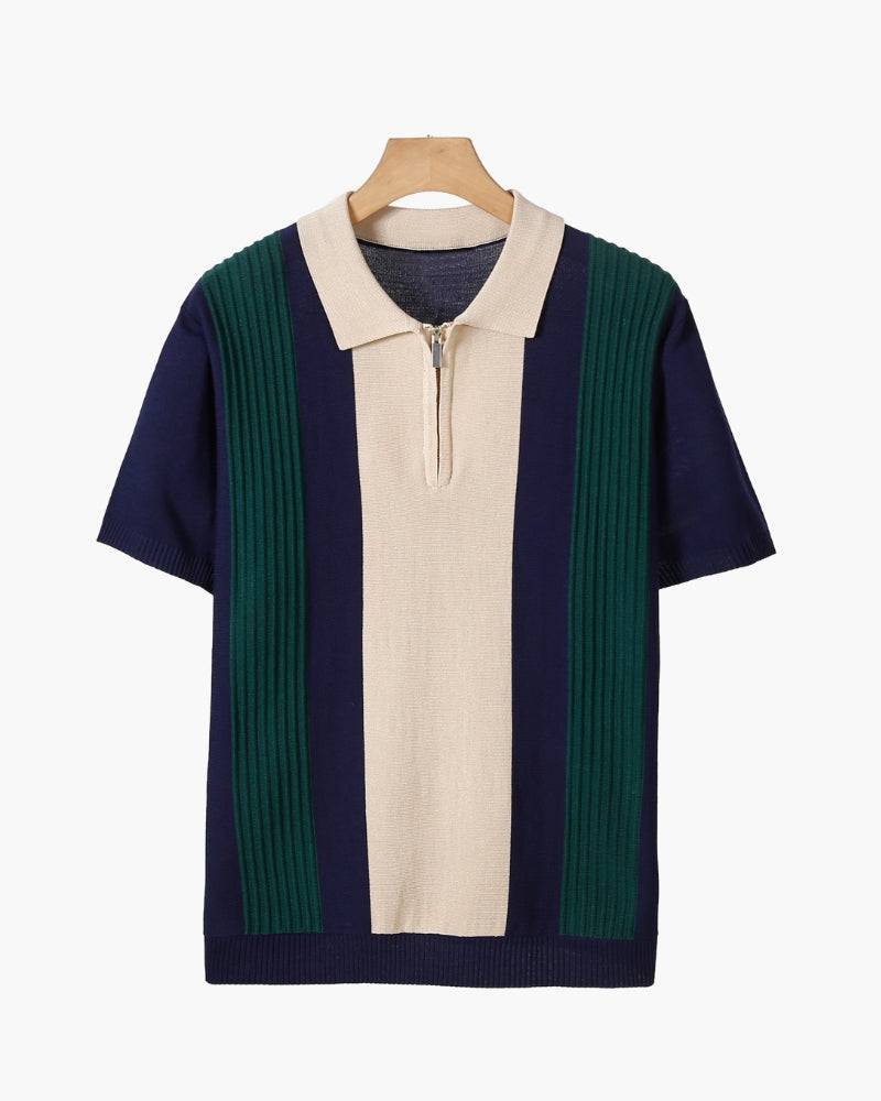 Emma & Rose half-zip knit sweater — men's winter knitwear