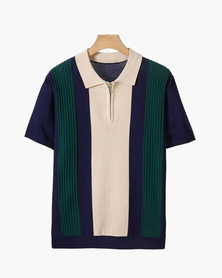 Emma & Rose half-zip knit sweater — men's winter knitwear