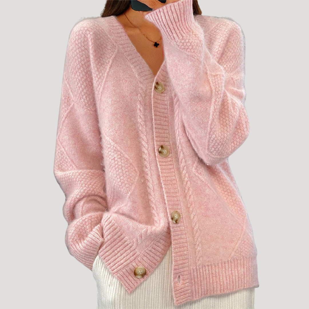 Buttoned Women's Cardigan