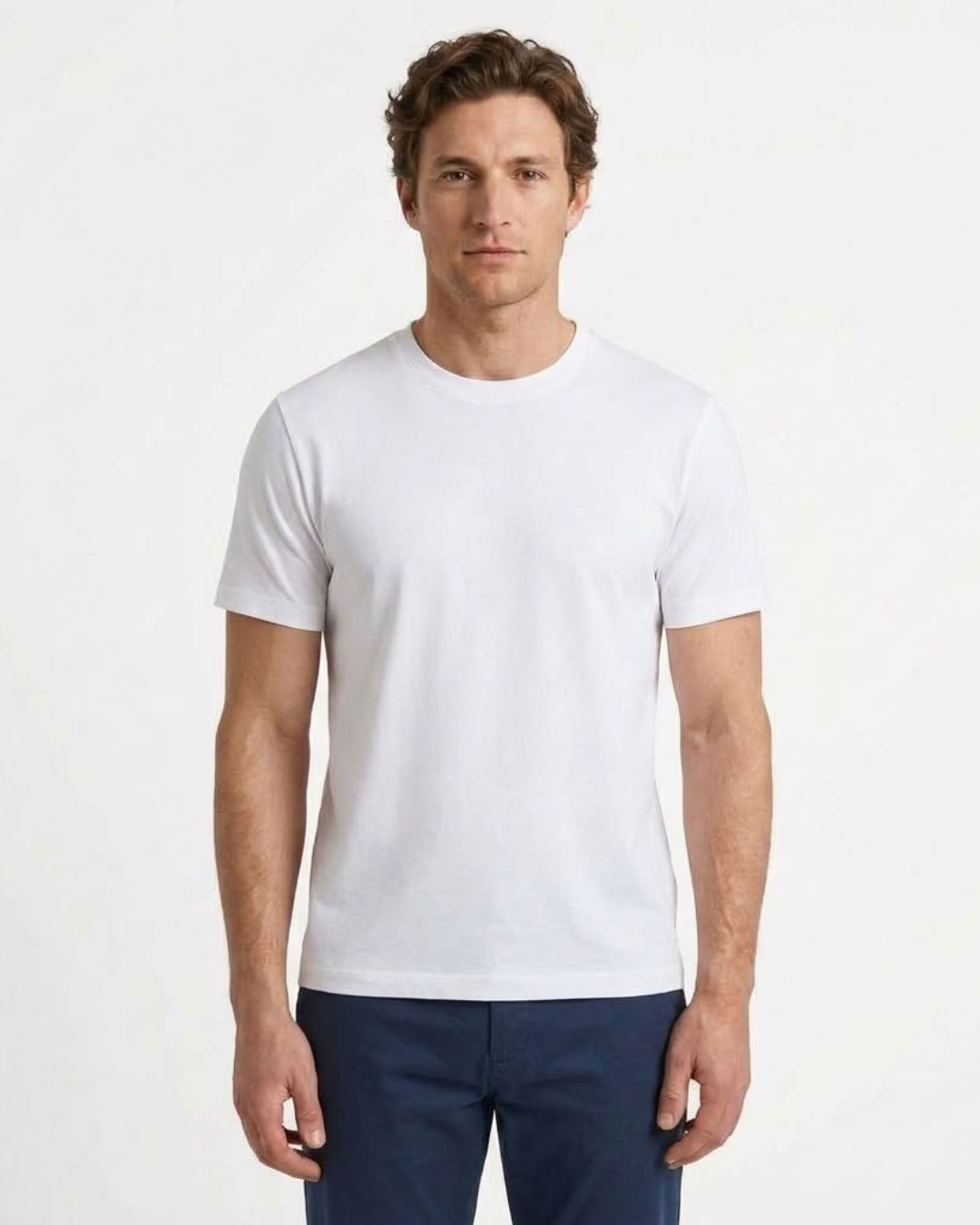 Men's High Collar T-Shirt