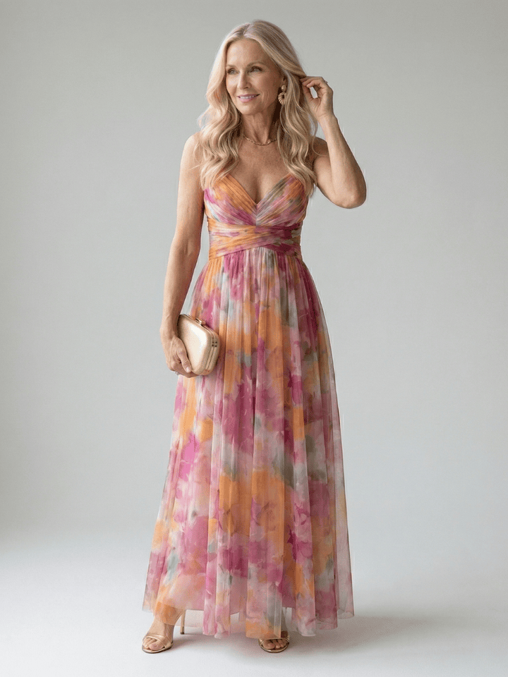 Isel™  |  Soft Wrap Maxi Dress